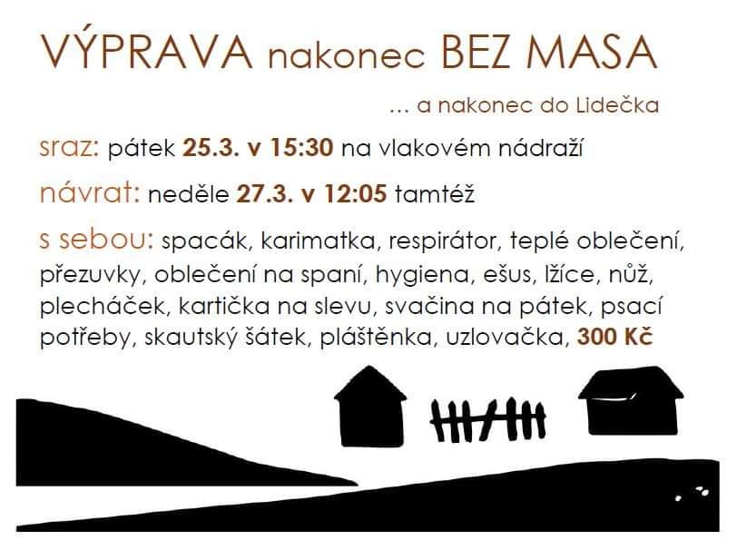 Výprava nakonec bez masa (letáček)