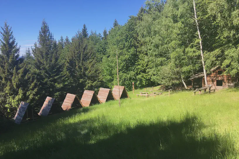 Tábořiště na Bonanze (červen 2020)